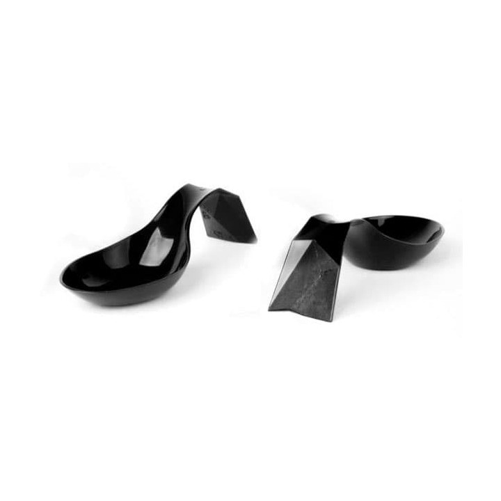 Tasting Spoon PS "Bon Ton" Black 11,6x2,9cm (20 Units) 