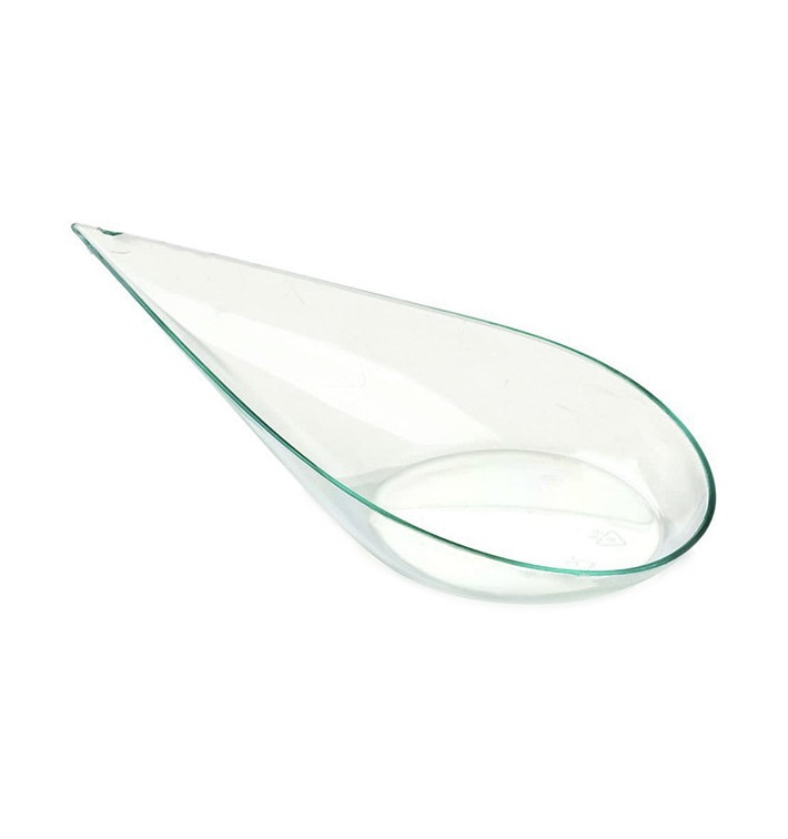Tasting Spoon PS Tipped "Water Green" 5x10cm (200 Units)
