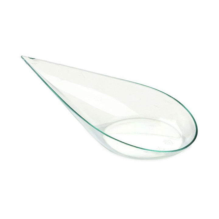 Tasting Spoon PS Tipped "Water Green" 5x10cm (200 Units)