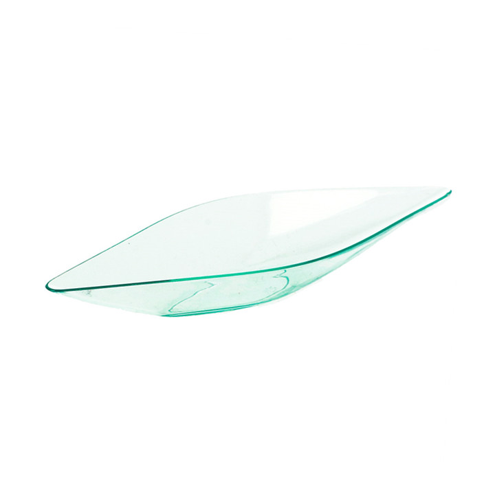 Plastic Tasting Plate PS Canoe 13cm (24 Units) 