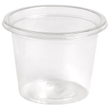 Plastic Souffle Cup rPET Crystal Clear 30ml Ø4,5cm (250 Units)  