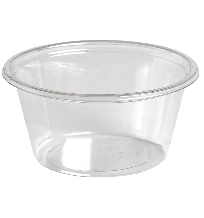 Plastic Souffle Cup rPET Clear 60ml Ø6,2cm (250 Units)  