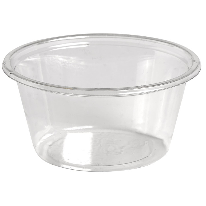 Plastic Souffle Cup rPET Clear 60ml Ø6,2cm (2500 Units)