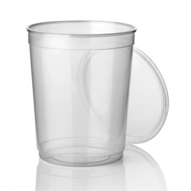 Plastic Deli Container PP Clear 1000 ml Ø11,5cm (250 Units)