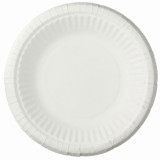 Paper Plate Deep White 19cm (50 Units) 