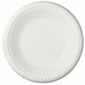 Paper Plate Deep White 19cm (50 Units) 