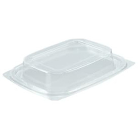 Plastic Lid for Deli Container OPS High Dome Lid Clear 237/355/473ml (63 Units)  
