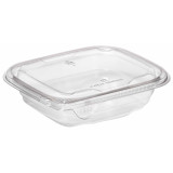 Plastic Deli Container PET Tamper-Evident 250ml 14x12x3cm (84 Units)