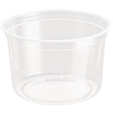 Plastic Deli Container rPET "DeliGourmet" 16 Oz/473ml (50 Units)