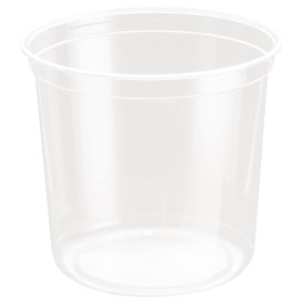 Plastic Deli Container rPET "DeliGourmet" 24 Oz/710ml (50 Units)