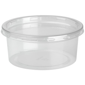 Plastic Deli Container with Lid rPET "DeliLite" 7,6Oz/217ml (50 Units) 