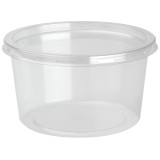 Plastic Deli Container with Lid rPET "DeliLite" 19,4Oz/550ml (50 Units) 
