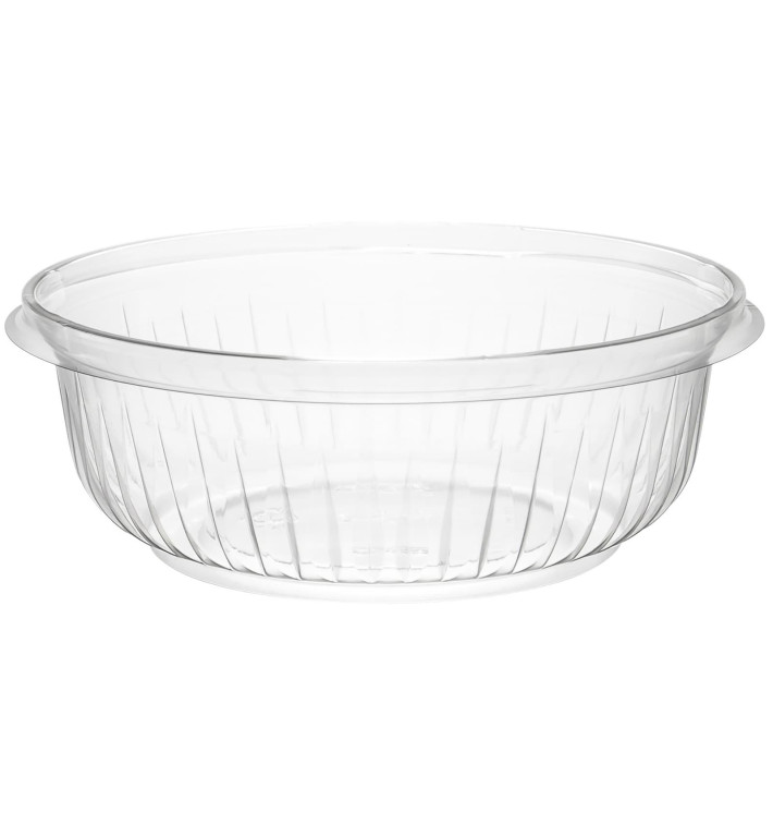 Plastic Salad Bowl PET "PresentaBowls" Clear 360ml Ø15cm (504 Units)