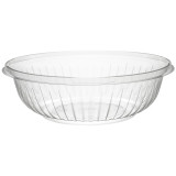 Plastic Salad Bowl PET "PresentaBowls" Clear 710ml Ø18,3cm (63 Units)  