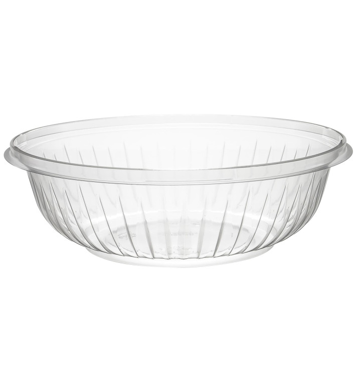 Plastic Salad Bowl PET "PresentaBowls" Clear 710ml Ø18,3cm (63 Units)  