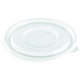 Plastic Lid for Bowl PET Flat Ø14cm (5 Units)