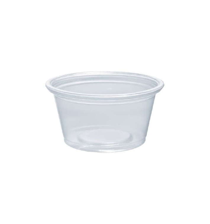 Plastic Souffle Cup PP Clear 25ml Ø4,8cm (125 Units)  
