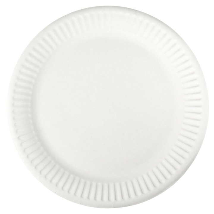 Paper Plate White 18,5 cm (1000 Units)