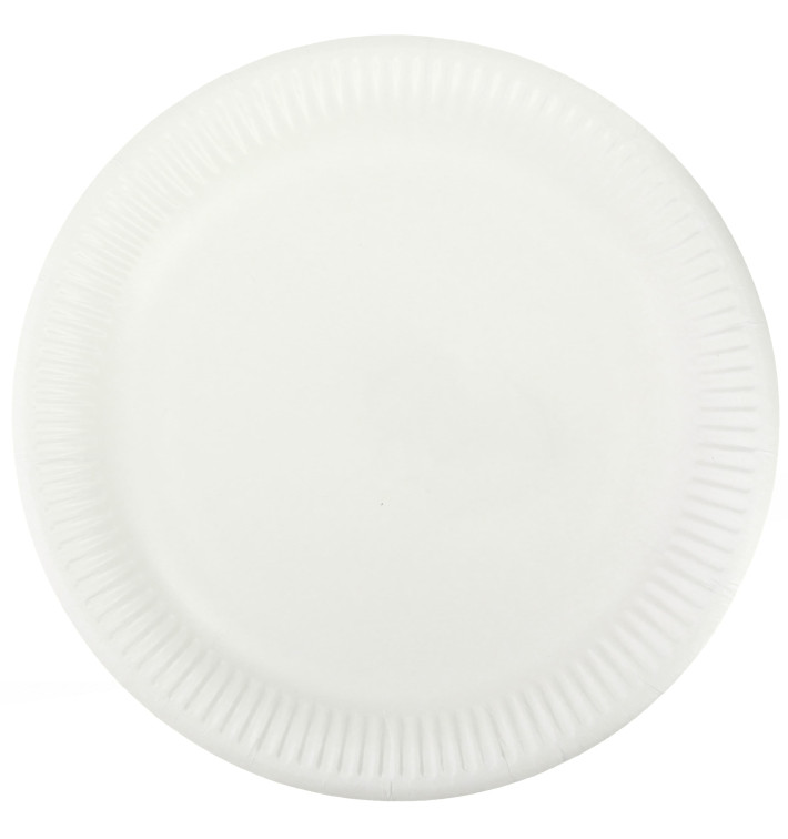 Paper Plate White 23cm (50 Units) 