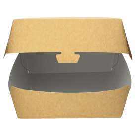 Paper Burger Box Kraft Mega Size 18x16,5x9cm (25 Units) 