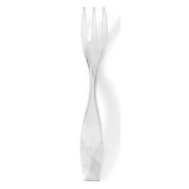 Tasting Mini Fork "Charme" Clear 10cm (2400 Units)