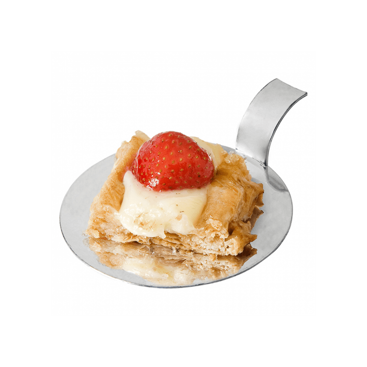 Plastic Tasting Plate PS with Handle Silver Ø8cm (18 Units) 