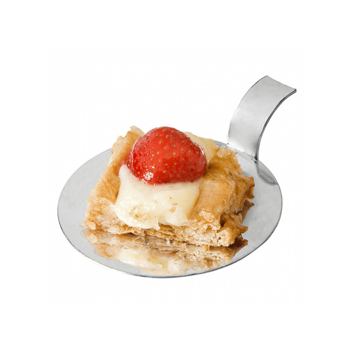 Plastic Tasting Plate PS with Handle Silver Ø8cm (1296 Units)