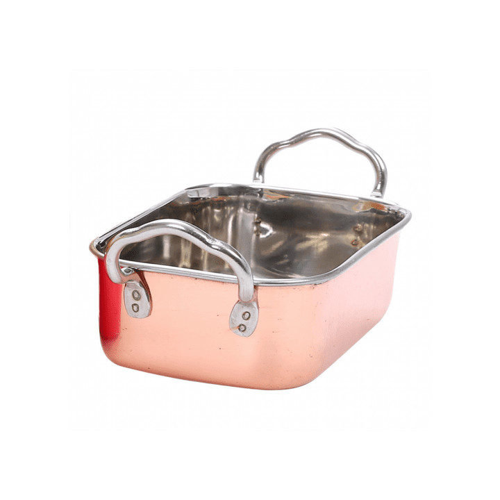 Serving Bucket Steel Copper 14,5x9,5cm (1 Unit) 
