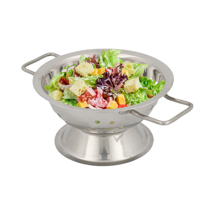 Serving Mini Colander Bowl Steel Ø9,7x5,5cm (12 Units)