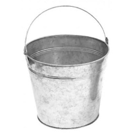 Serving Bucket Steel Ø10x10cm (1 Unit) 