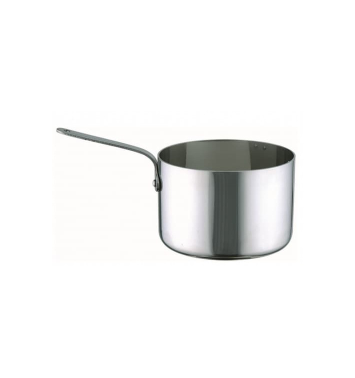 Serving Mini Fry Pan Tray Steel Ø7x4,5cm (1 Unit) 