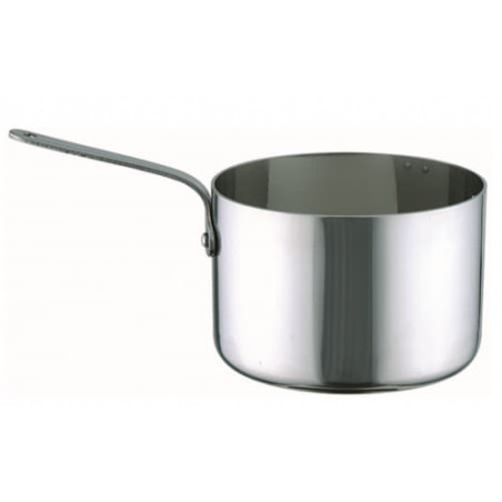 Serving Mini Fry Pan Tray Steel Ø7x4,5cm (6 Units)