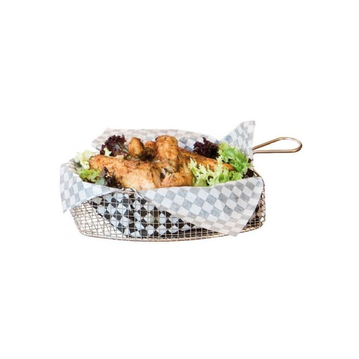 Serving Mini Fryer Container Steel 23x13x6cm (1 Unit) 