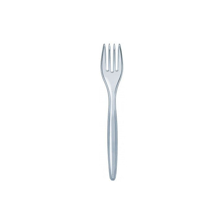 Plastic Fork PS "Luxury" Clear 17,5cm (2000 Units)