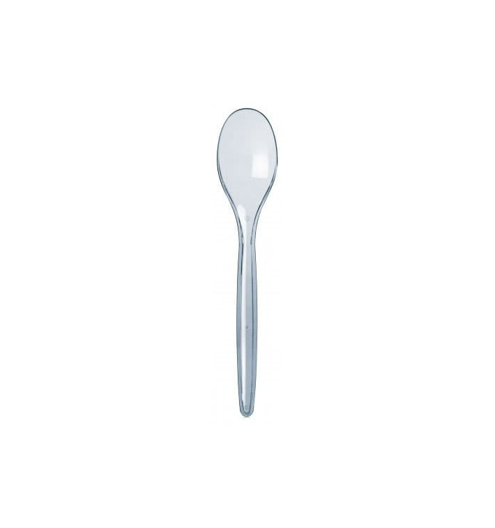 Plastic Spoon PS "Luxury" Clear 17,5cm (100 Units)  