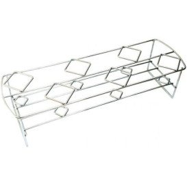 Serving Basket Containers 6 Cones Steel 45x14x10,8cm (1 Unit) 