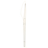 Plastic Knife PS Clear 17cm (100 Units)  