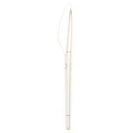 Plastic Knife PS Clear 17cm (100 Units)  