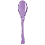Plastic Spoon PS "Fly" Lilac Clear 14,5cm (50 Units) 