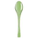 Plastic Spoon PS "Fly" Lime Green Clear 14,5cm (50 Units) 
