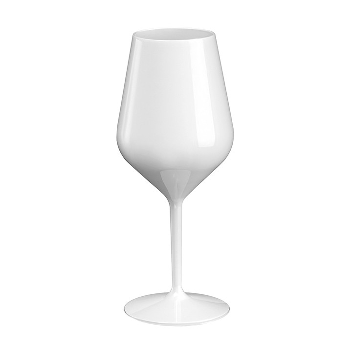 Reusable Plastic Glass Wine "Tritan" White 470ml (1 Unit) 