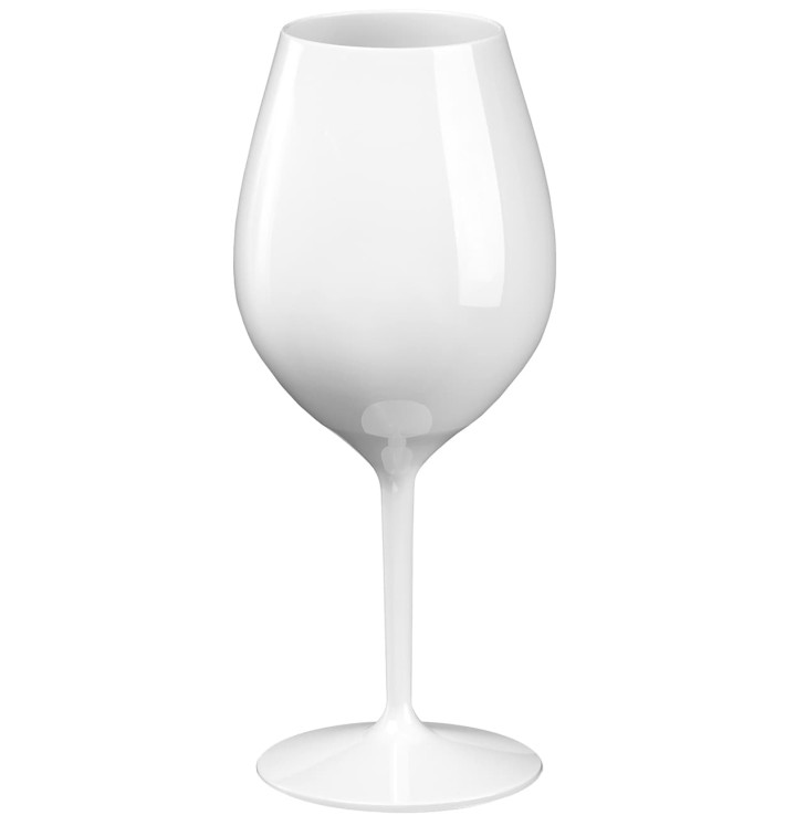 Reusable Plastic Glass Wine "Tritan" White 510ml (6 Units)