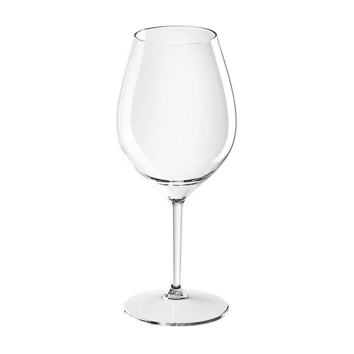 Reusable Plastic Glass Wine "Tritan" Clear 510ml (6 Units)