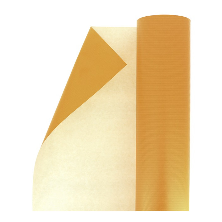 Paper Roll of Gift Wrap Cellulose Orange 100m (1 Unit) 