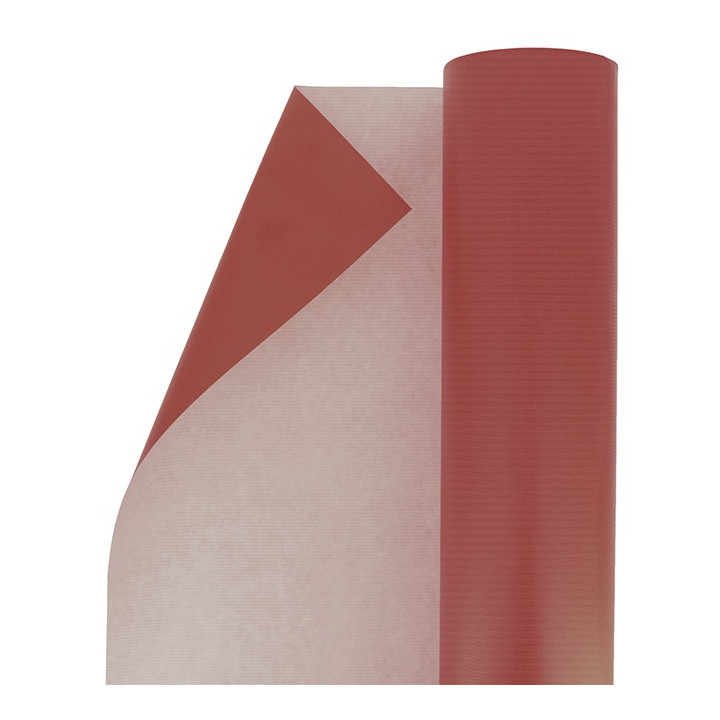 Paper Roll of Gift Wrap Kraft Red 100m (1 Unit) 