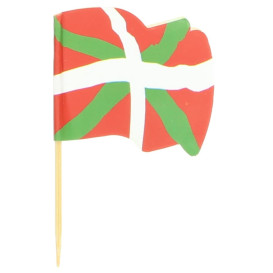 Euskadi Flag Food Pick 6,5cm (14400 Units)