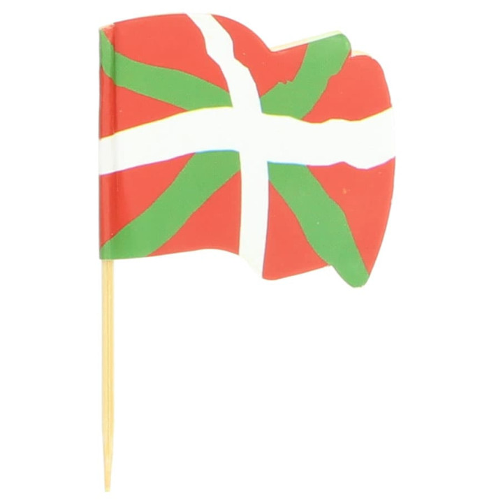 Euskadi Flag Food Pick 6,5cm (14400 Units)