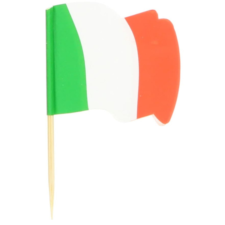 Italy Flag Food Pick 6,5cm (14400 Units)