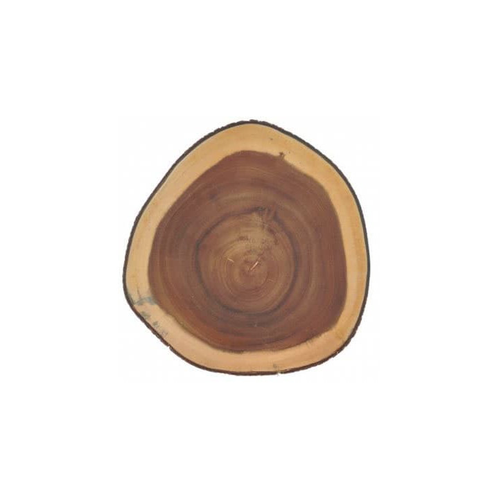 Wooden Serving Platter Round shape Ø23x3,5cm (1 Unit) 
