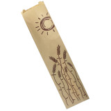 Paper Food Bag "Espigas" 12+6x50cm (100 Units)  